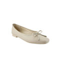 圖片 真皮蝴蝶結平底芭蕾舞鞋(Genuine Leather Bow Ballet Flats)