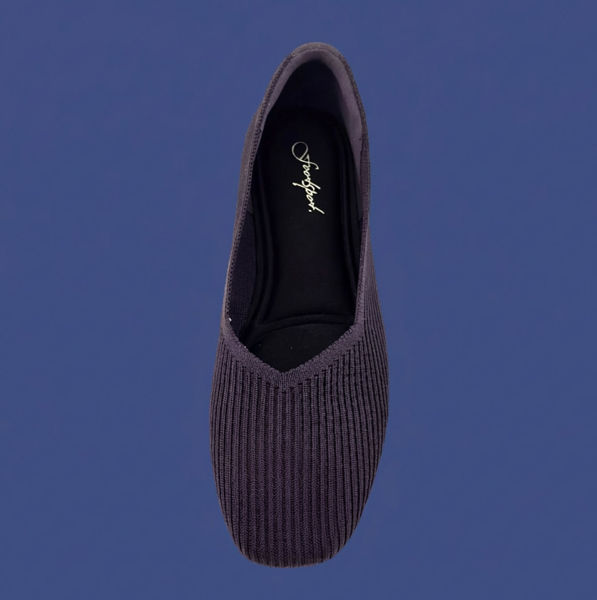 圖片 針織平底瑪莉珍鞋 (Knitted flat Mary Jane shoes)