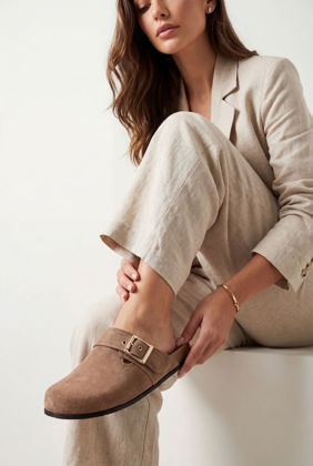 圖片 FOOTSPOT女裝一字拖涼鞋  ( FOOTSPOT-Women’s Slip-On Sandals  )