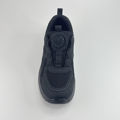 圖片 FOOTSPOT-黑色旋轉鈕扣免繫鞋帶透氣網面運動鞋 (FOOTSPOT – Black Breathable Mesh Sneakers with Twist Lock No-Tie Laces)
