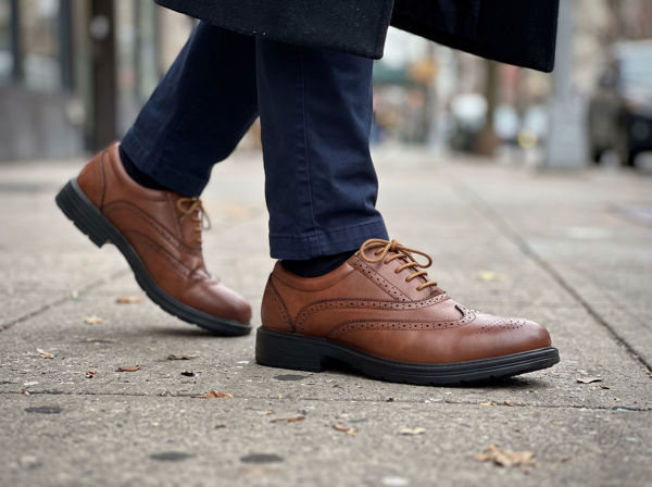 圖片  Oxbridge Town- Men's Dress Shoes - Brown (OTX  男士正裝鞋 -  啡色)